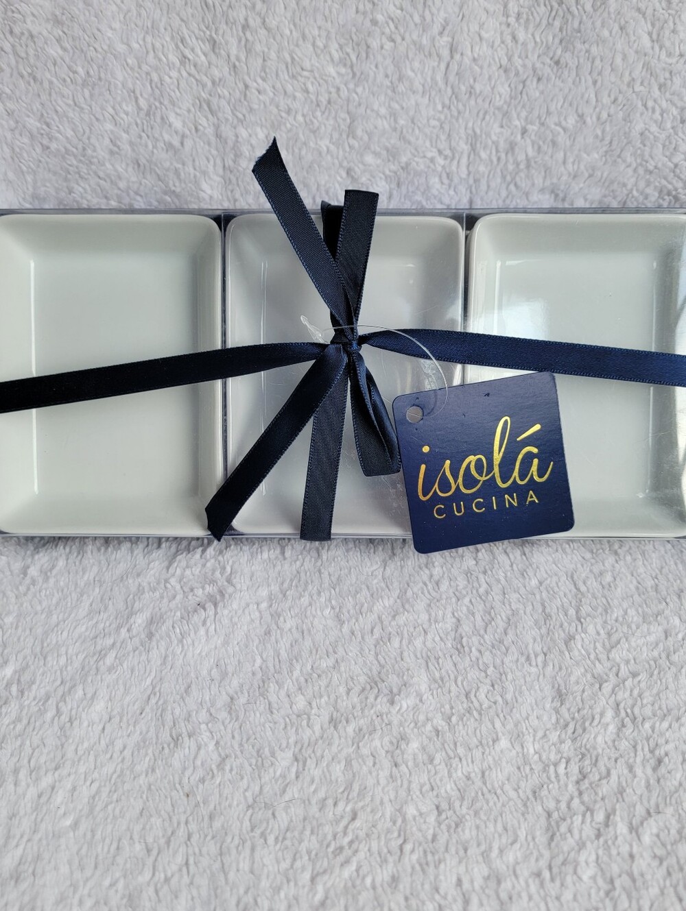 Brand New Isola Six Piece Tapas Bowl Set Pier 1 Imports white ceramic Gift